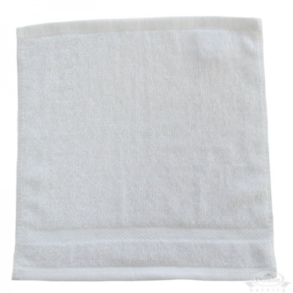 Facecloth - White Plain (12pk)