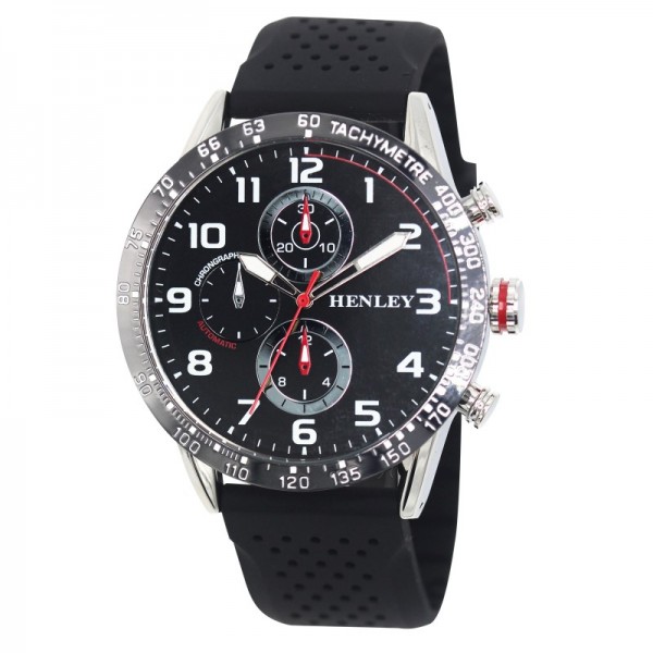 Mens Watch Black Band - Black