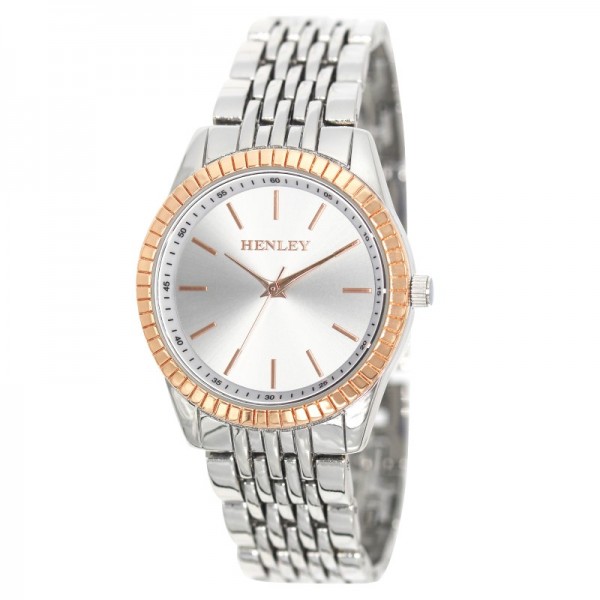 Ladies Watch Silver Bracelet Silver Face