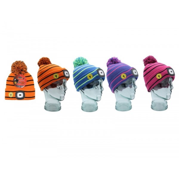 Kids Hm Recharge Led Light Hat (Asstd) Zero Vat (12)