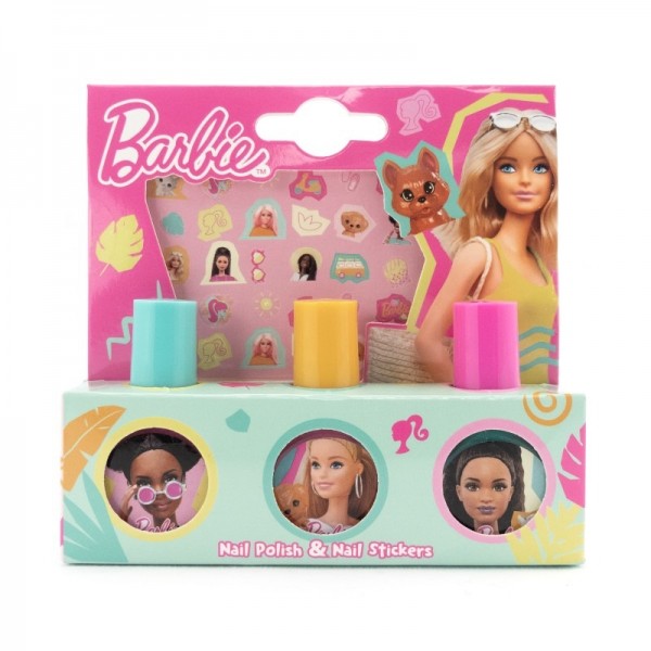 Barbie Nail Varnish & Stickers (6)