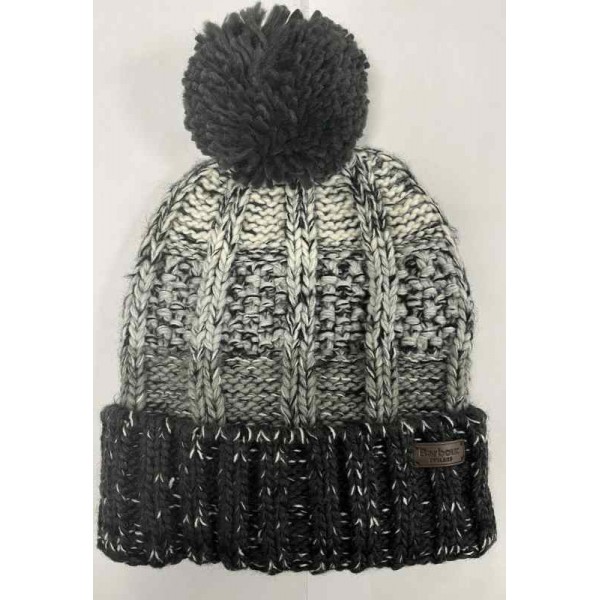 Mens Twist Yarn Cable Knit Hat With Pom Pom (12)