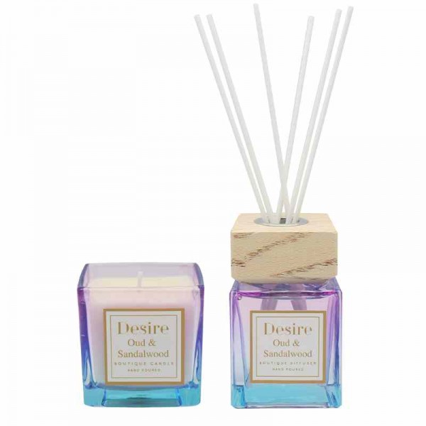 Oud & Sandalwood Candle & Diffuser Set (6)