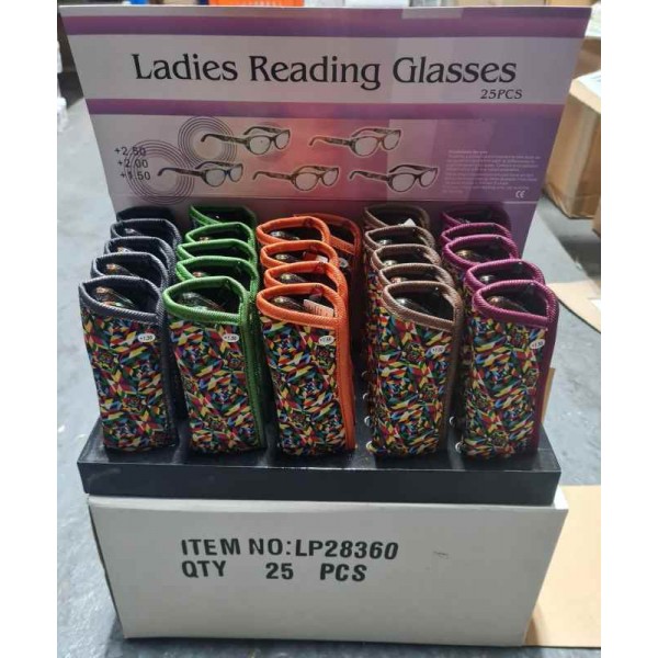 50% CLEARANCE Ladies Reading Glasses 5a (CDU 25)