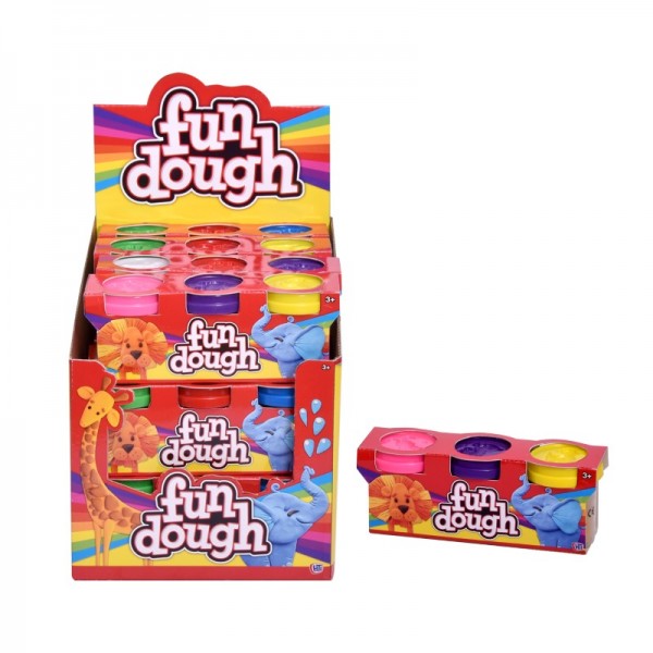 Fun Dough 2 Asst 3pk