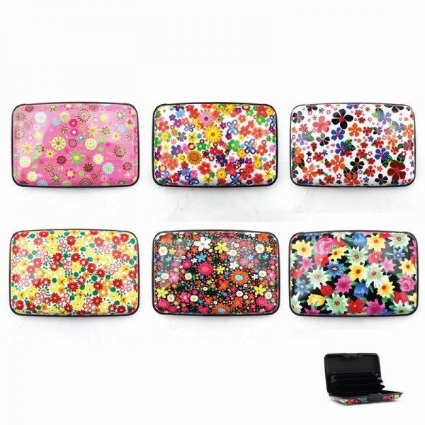 Floral Credit Card Protectors 4sstd