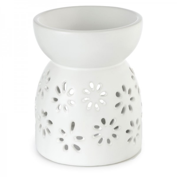 Eden Daisy Cut Out Ceramic Oil & Wax Burner (6)