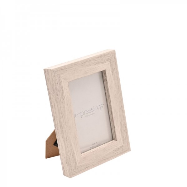 Impressions Wooden Photo Frame White Finish Flat Edge 4x6 (4)