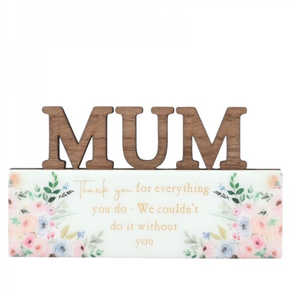 The Cottage Garden Word Plaque - Mum (6)