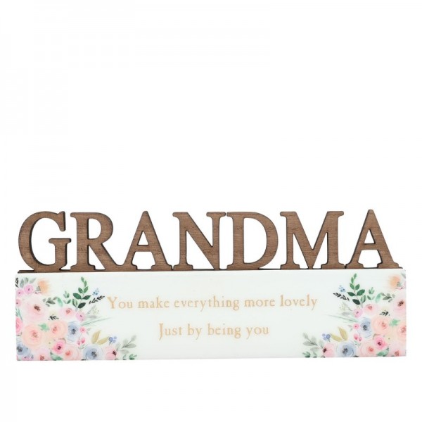 The Cottage Garden Word Plaque - Grandma (6)